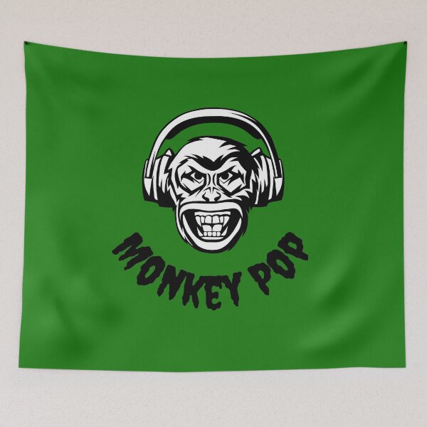 Item preview, Monkey Pop for Music Lovers Funny and Cute designed and sold by Quirky Dez.
