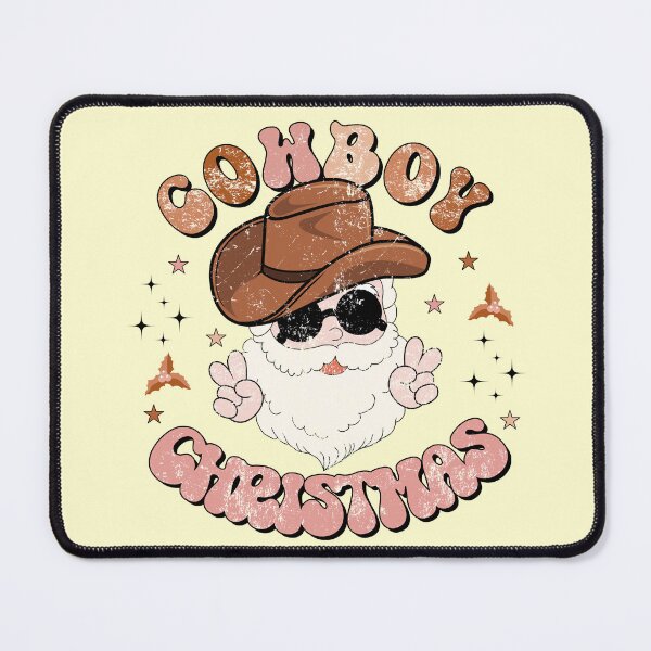 Item preview, Cowboy Santa Retro Colors designed and sold by handsoftime2020.