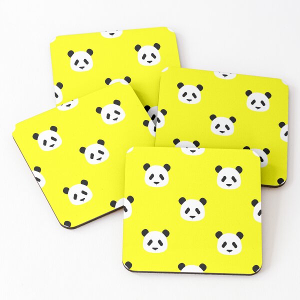 Item preview, Yellow - Minimalist Pandas designed and sold by Amanda Roos.
