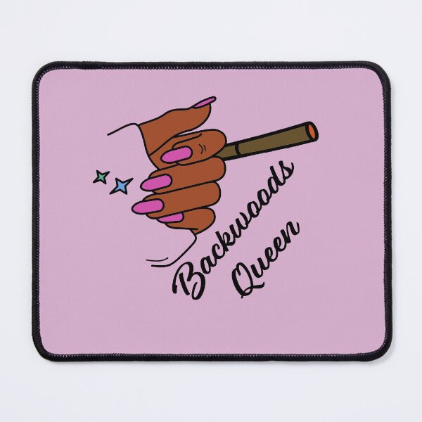 Item preview, Backwoods Queen Weed Blunt Black Woman With Hot Pink Nails Design - For Stoners/Smoker Girls 420/Weed/Marijuana/Cannabis/Pot Lovers designed and sold by SteamParliament.