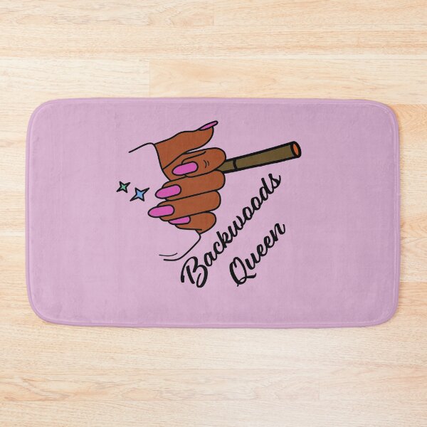 Item preview, Backwoods Queen Weed Blunt Black Woman With Hot Pink Nails Design - For Stoners/Smoker Girls 420/Weed/Marijuana/Cannabis/Pot Lovers designed and sold by SteamParliament.