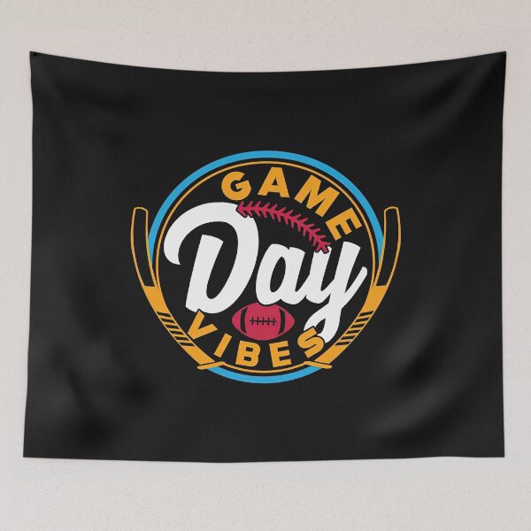 Item preview, Game Day Vibes, Football Volleyball Baseball designed and sold by graphic-genie.