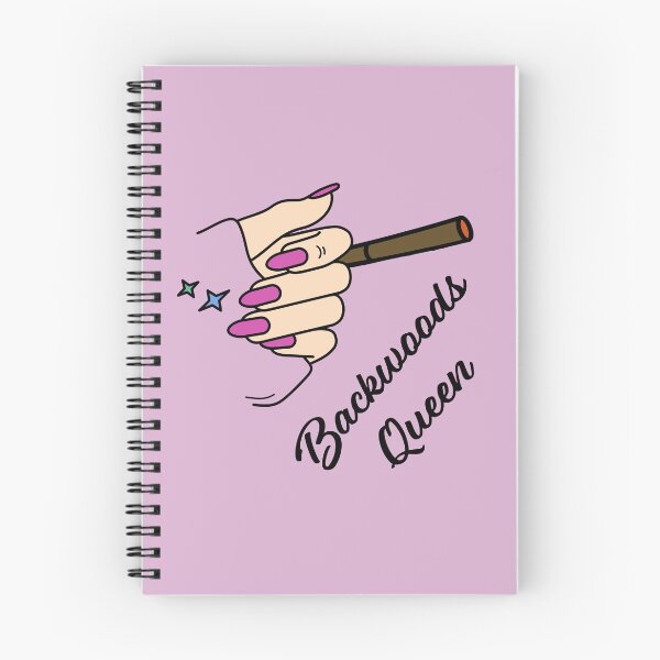 Item preview, Backwoods Queen Weed Blunt Woman With Hot Pink Nails Design - For Stoners/Smoker Girls 420/Weed/Marijuana/Cannabis/Pot Lovers designed and sold by SteamParliament.