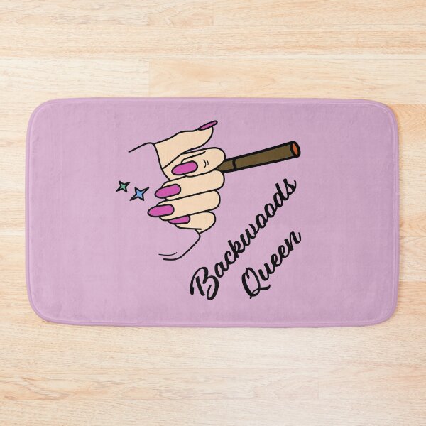 Item preview, Backwoods Queen Weed Blunt Woman With Hot Pink Nails Design - For Stoners/Smoker Girls 420/Weed/Marijuana/Cannabis/Pot Lovers designed and sold by SteamParliament.