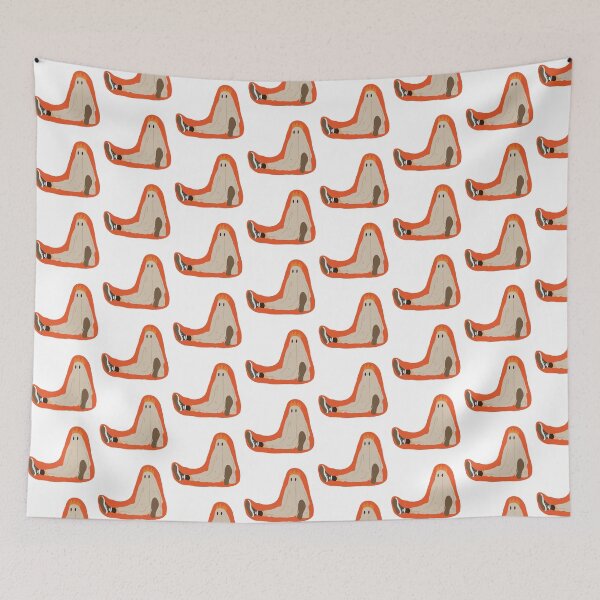 Item preview, Orange Sheet Ghost with a Crown designed and sold by athenasartistry.