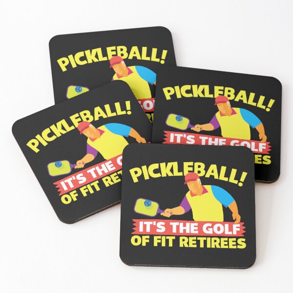 Item preview, Funny Pickleball Seniors Saying Fit Retirees designed and sold by Delightfully Cynical.