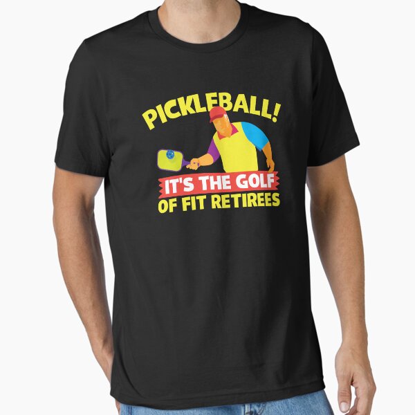 Item preview, Funny Pickleball Seniors Saying Fit Retirees designed and sold by Delightfully Cynical.