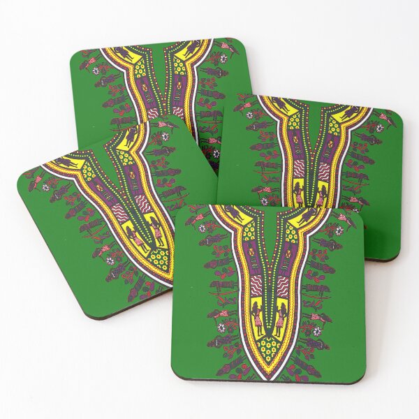 Item preview, Green African Dashiki Inspired designed and sold by basilioafrik.