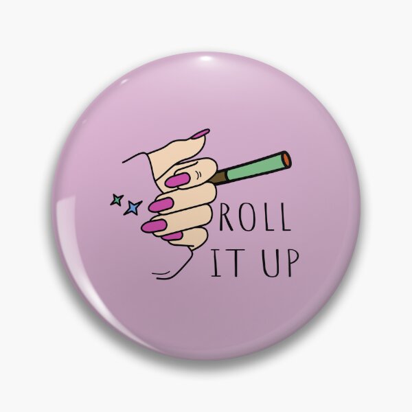 Item preview, Roll It Up Weed Joint Woman With Hot Pink Nails Design - For Stoners/Smoker Girls 420/Weed/Marijuana/Cannabis/Pot Lovers designed and sold by SteamParliament.