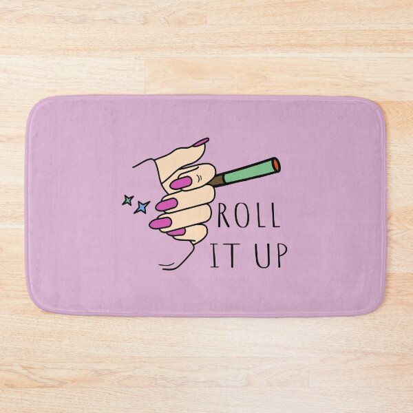 Item preview, Roll It Up Weed Joint Woman With Hot Pink Nails Design - For Stoners/Smoker Girls 420/Weed/Marijuana/Cannabis/Pot Lovers designed and sold by SteamParliament.