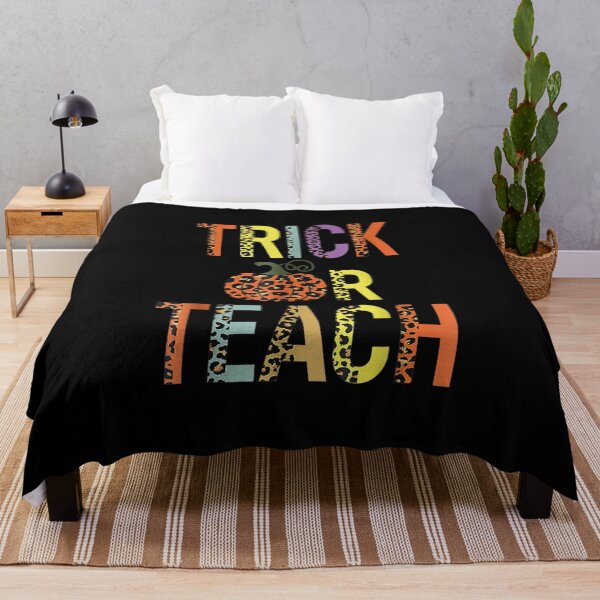 Item preview, Trick Or Teach Leopard Halloween Funny Teacher designed and sold by Felixlagerfeld.
