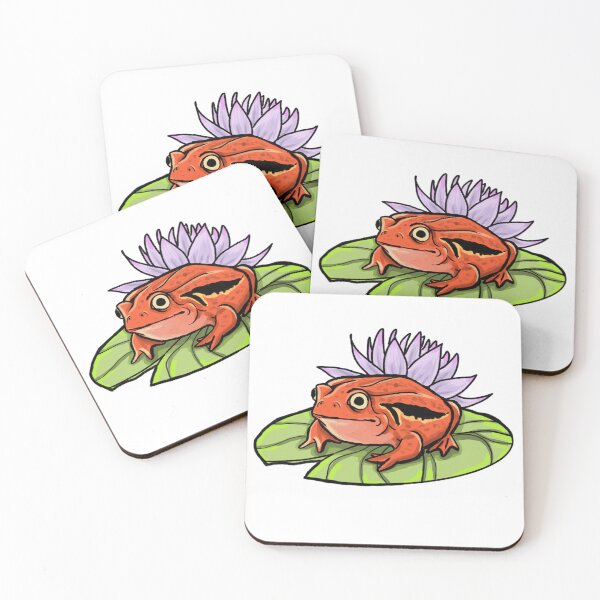 Item preview, Tomato Frog on Lily Pad designed and sold by TarynPlatt.