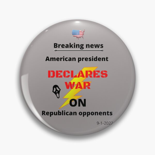 Item preview, American President declares war on republicans designed and sold by rocklegends99.