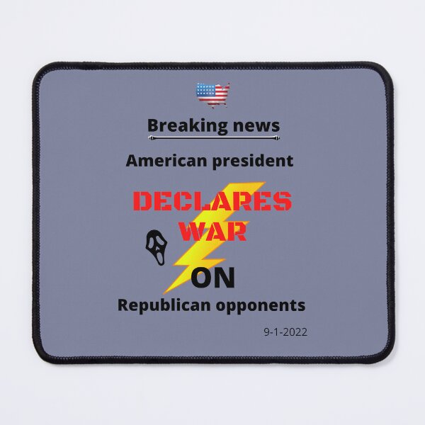 Item preview, American President declares war on republicans designed and sold by rocklegends99.