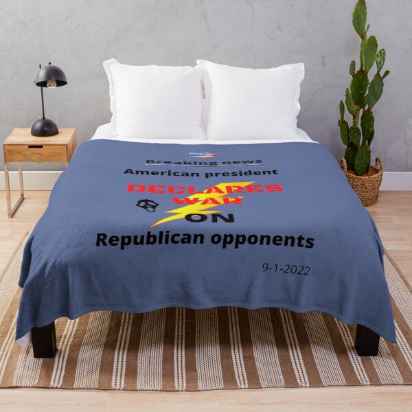 Item preview, American President declares war on republicans designed and sold by rocklegends99.