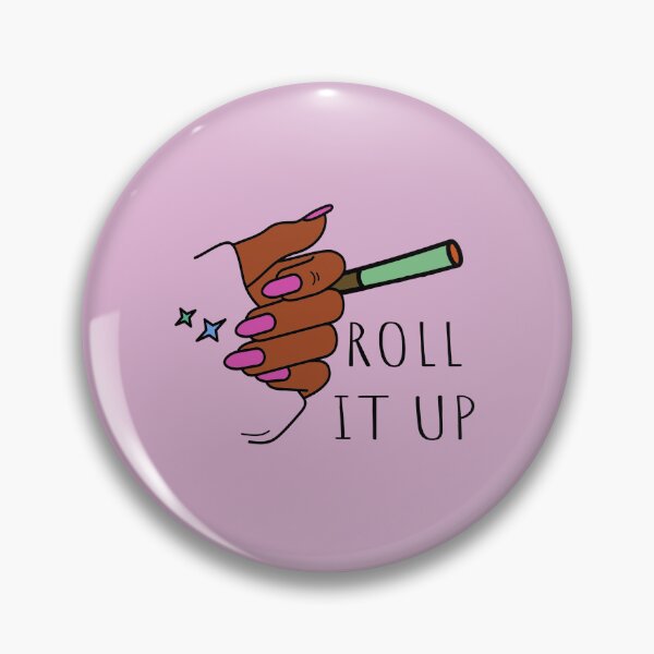 Item preview, Roll It Up Weed Joint Black Woman With Hot Pink Nails Design - For Stoners/Smoker Girls 420/Weed/Marijuana/Cannabis/Pot Lovers designed and sold by SteamParliament.