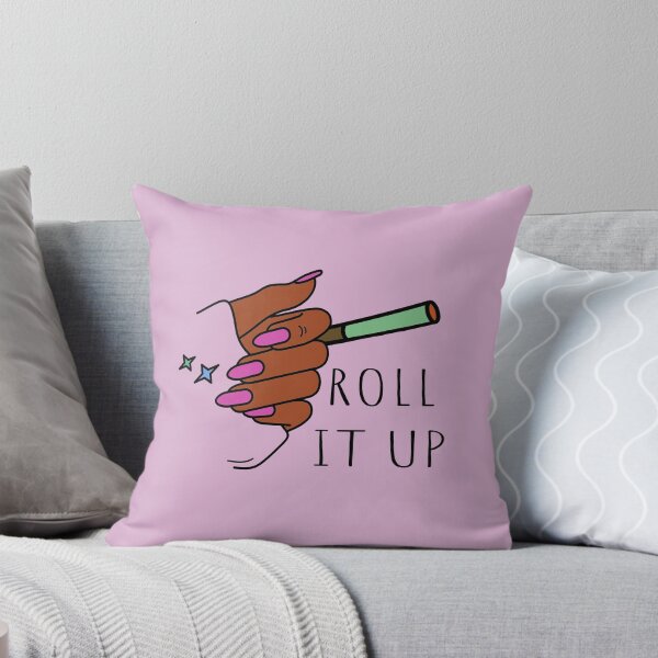 Item preview, Roll It Up Weed Joint Black Woman With Hot Pink Nails Design - For Stoners/Smoker Girls 420/Weed/Marijuana/Cannabis/Pot Lovers designed and sold by SteamParliament.