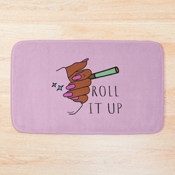 Item preview, Roll It Up Weed Joint Black Woman With Hot Pink Nails Design - For Stoners/Smoker Girls 420/Weed/Marijuana/Cannabis/Pot Lovers designed and sold by SteamParliament.