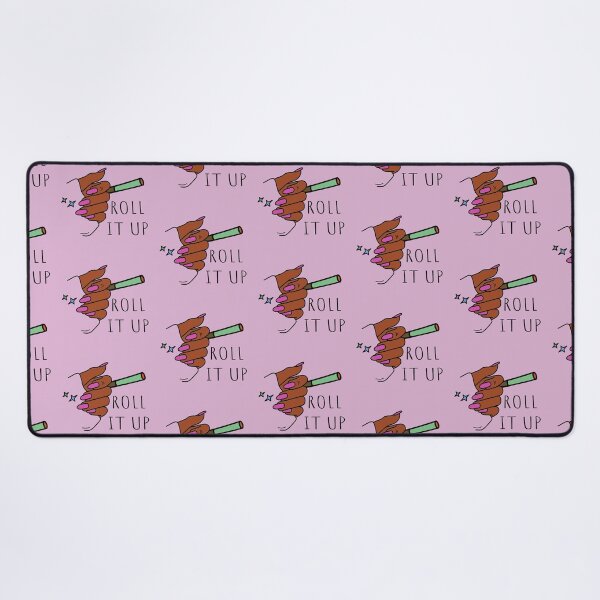 Item preview, Roll It Up Weed Joint Black Woman With Hot Pink Nails Design - For Stoners/Smoker Girls 420/Weed/Marijuana/Cannabis/Pot Lovers designed and sold by SteamParliament.