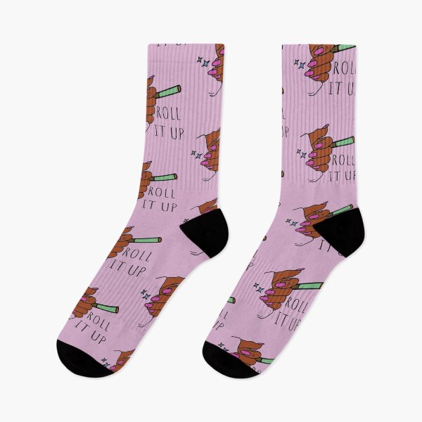 Item preview, Roll It Up Weed Joint Black Woman With Hot Pink Nails Design - For Stoners/Smoker Girls 420/Weed/Marijuana/Cannabis/Pot Lovers designed and sold by SteamParliament.