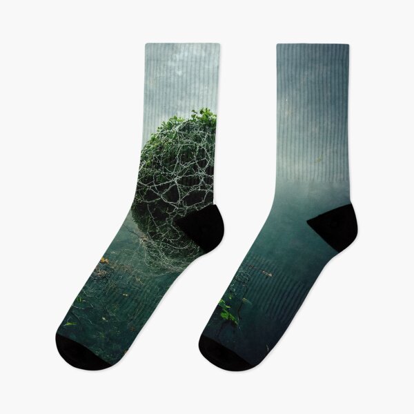 Item preview, Ball of Vines Over Forest Abstract AI Generated Art designed and sold by MeAI-Art.