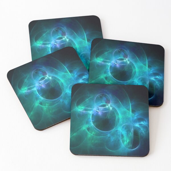 Item preview, Aqua Blue and Green Circles 1 designed and sold by TravelPhotoArt.