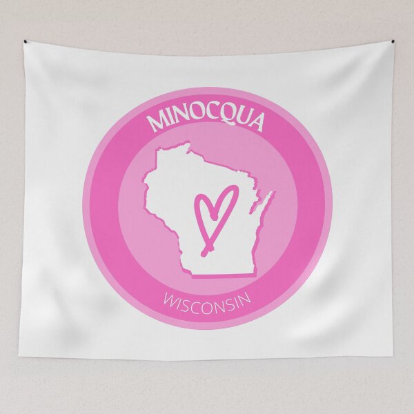 Item preview, MINOCQUA WISCONSIN - PINK LOVE designed and sold by jrno11.