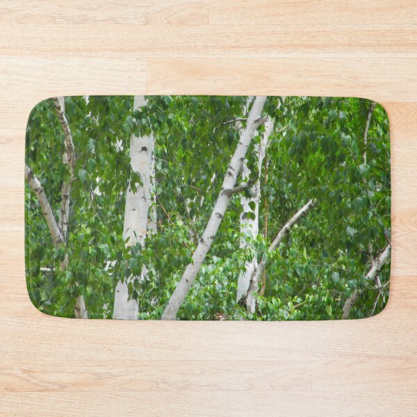 Item preview, Birch Tree Photography Green White Woods Forest Summer designed and sold by Siela.