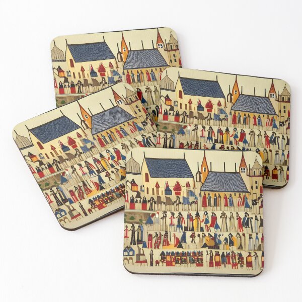 Item preview, Medieval Village designed and sold by IlluminatedPage.