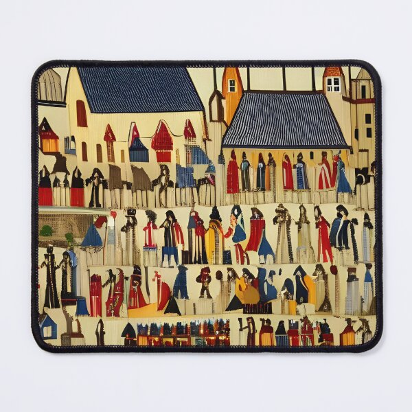 Item preview, Medieval Village designed and sold by IlluminatedPage.