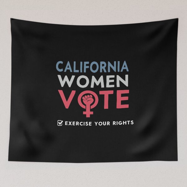 Item preview, California Women Vote Voter 2022 Election Feminist Women design designed and sold by Merchking1.