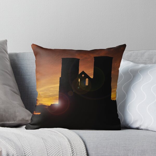 Item preview, Twin towers Reculver - sunset designed and sold by darkwolf666.