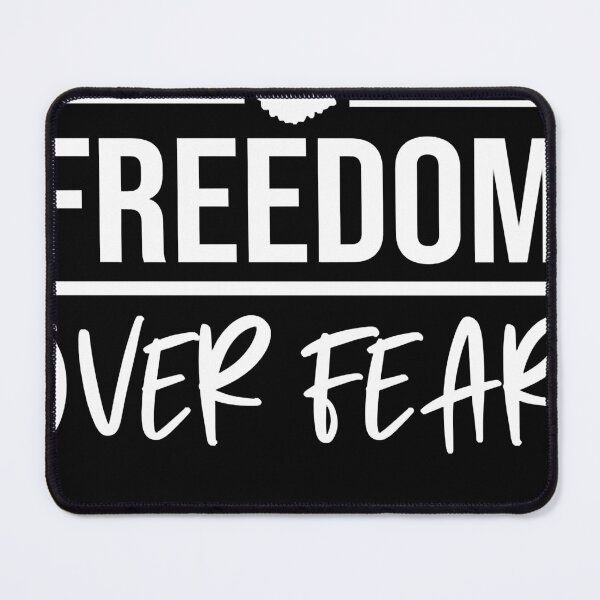 Item preview, Freedom over Fear designed and sold by AlethKeye.