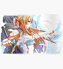 Kirito and Asuna Poster