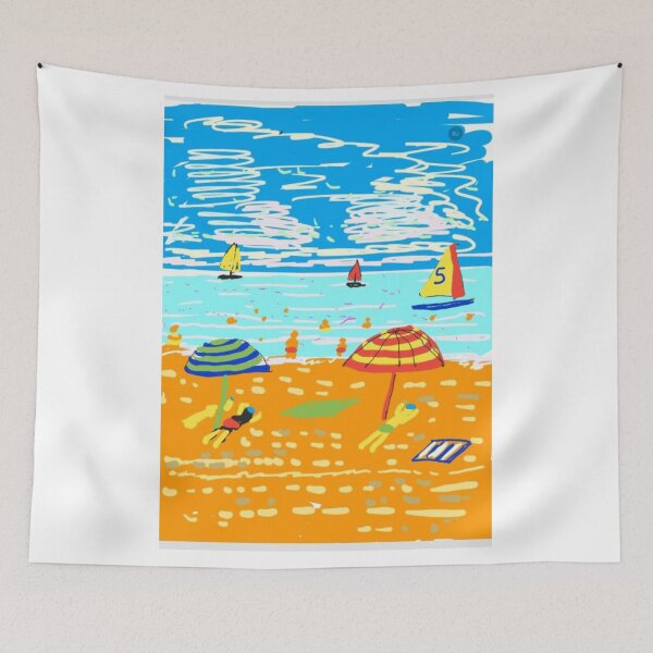 Item preview, Beach Scene in Australia designed and sold by starfishstuff.
