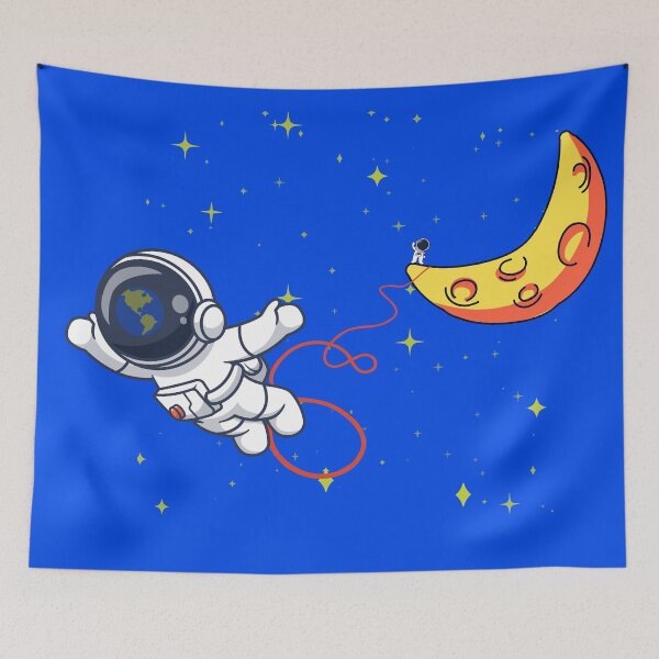 Aperçu de l'œuvre Saut à l'élastique sur la lune créée et vendue par reypr.