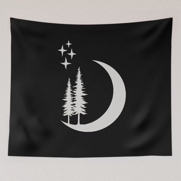 Item preview, Crescent Moon Design, Moon Graphic Tee, Night Sky T-shirt, Adventure Nature Lover  designed and sold by shellnot.
