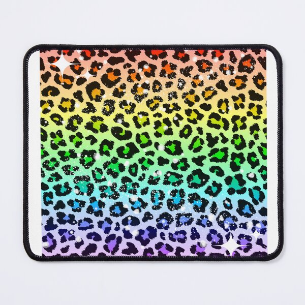 Item preview, Rainbow Leopard Glitter Stars Fun Fun and Funky Design designed and sold by SGNorton.