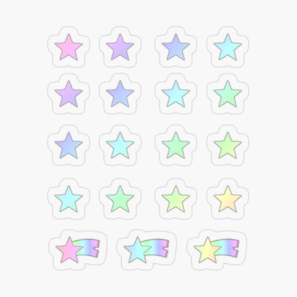 Pastel Galaxy Crystals Sticker for Sale by NicholiCosplay