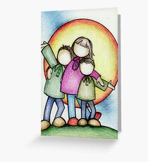My Boys and I Greeting Card