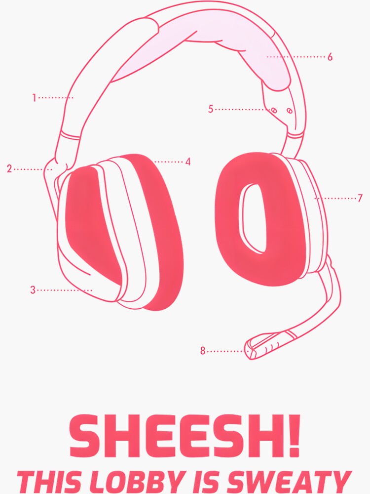 "SHEESH! Sweaty Lobby Classic " Sticker for Sale by sroyamirzadh