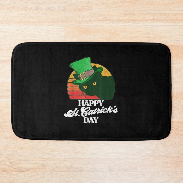 Item preview, Funny Happy St Catrick39;s Day 8039;s St Patricks Cat Retro T-Shirt designed and sold by BahnGaliana.