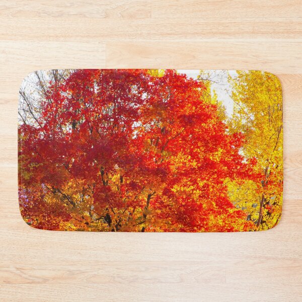 Item preview, Orange Maple Tree Photography Yellow Trees Autumn Woods Fall designed and sold by Siela.