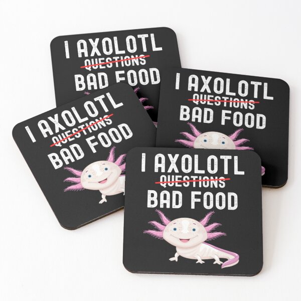 Item preview, Meme Anime Axolotl Questions I Axolotl Bad Food designed and sold by SamuelFranz.