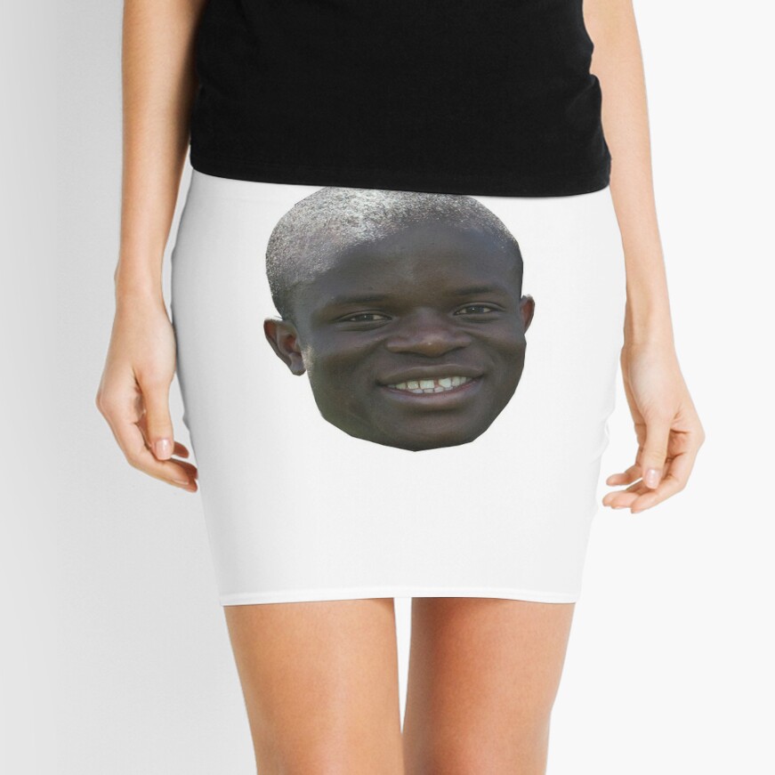 N Golo Kante Kopf Minirock Von Amcbazza Redbubble