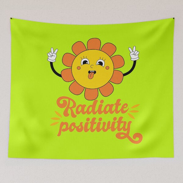 Item preview, Radiate Positivity Cute Daisy Sunshine with positive quote and educational quotes designed and sold by Artistusha.
