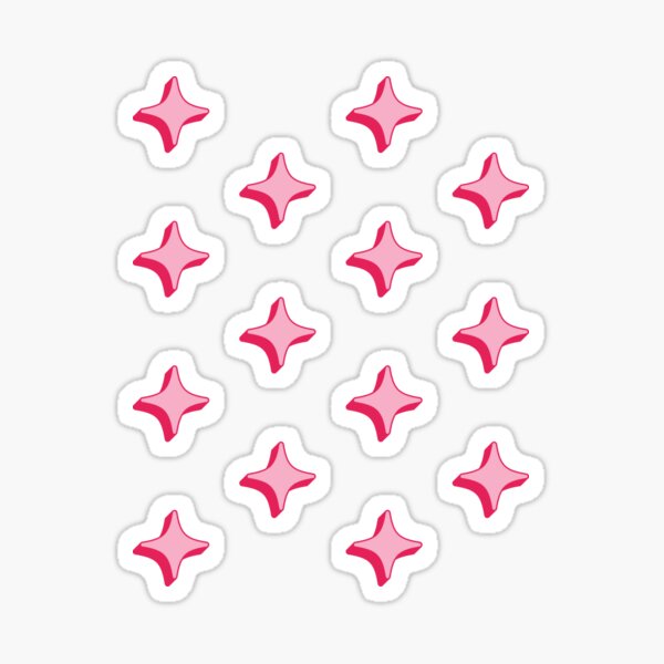 mini pink star stickers Sticker for Sale by Sydney McGovern