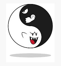 MARIO. Ghost Boo and Bullet Bill Photographic Print
