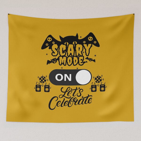 Item preview, Scary Mode On - Halloween Party Celebrations designed and sold by Quirky Dez.