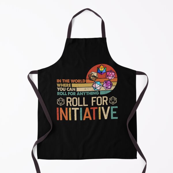 Item preview, In The World Where You Can Roll For Anything Roll For Initiative funny colorful vintage rolling designed and sold by elizabethdawnn.